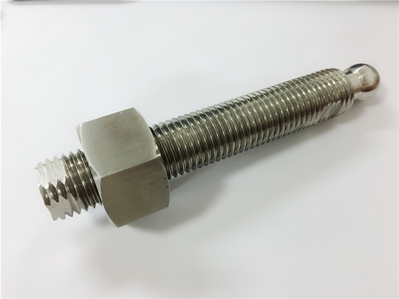 مخصصة عالية الجودة باستخدام الحاسب الآلي مخرطة تحول السحابات الكرة التيتانيوم مسمار